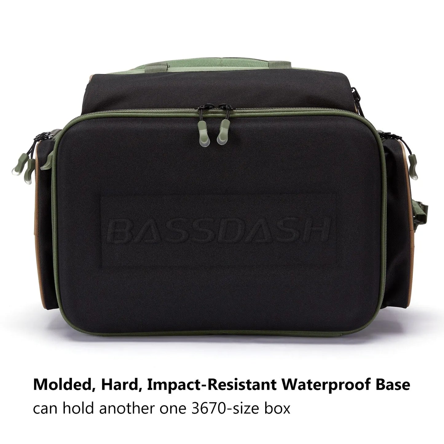 Multifunctional Fishing Tackle Backpack Lightweight Tactical Soft Tackle Box with Protective Rain Cover