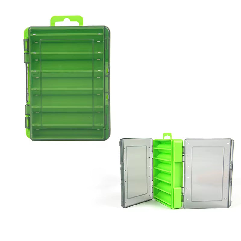 12 Compartments Fishing Box Outdoor Portable Double Sided Lure Bait Organization Multi Functional High Quality Fishing Tool Box