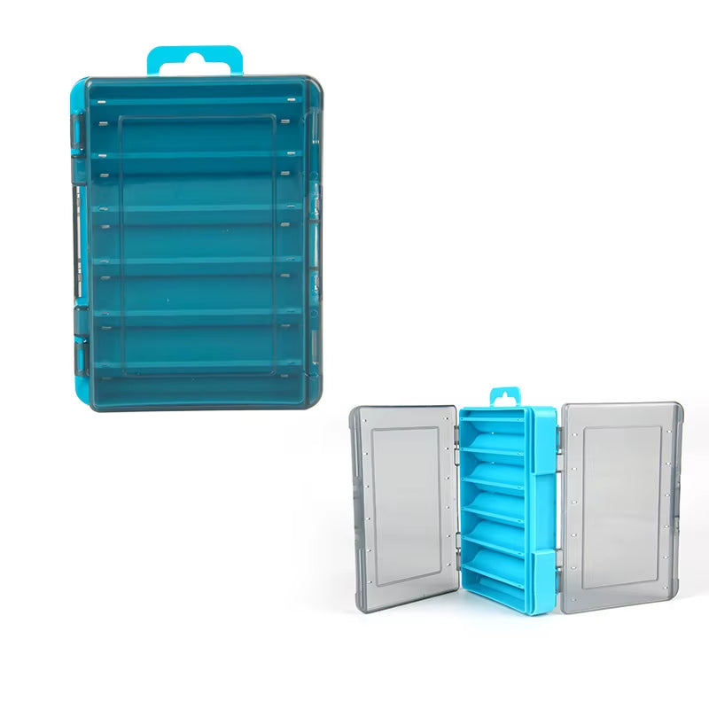 12 Compartments Fishing Box Outdoor Portable Double Sided Lure Bait Organization Multi Functional High Quality Fishing Tool Box