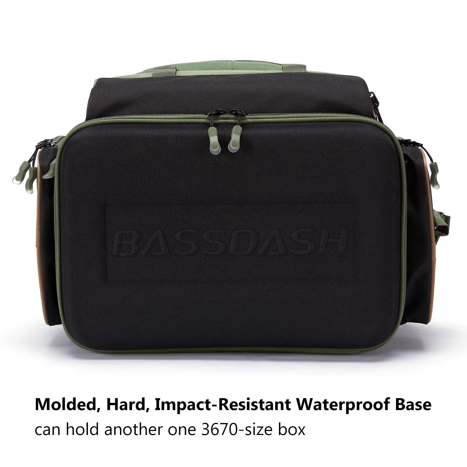 Multifunctional Fishing Tackle Backpack Lightweight Tactical Soft Tackle Box with Protective Rain Cover